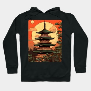 Zen Temple Pagoda Hoodie